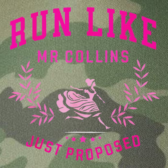 Run Like Mr.Collins Just Proposed Funny Books And Running Legacy Tie Dye Trucker Hat