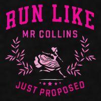 Run Like Mr.Collins Just Proposed Funny Books And Running Ladies PosiCharge Tri-Blend Wicking Tank