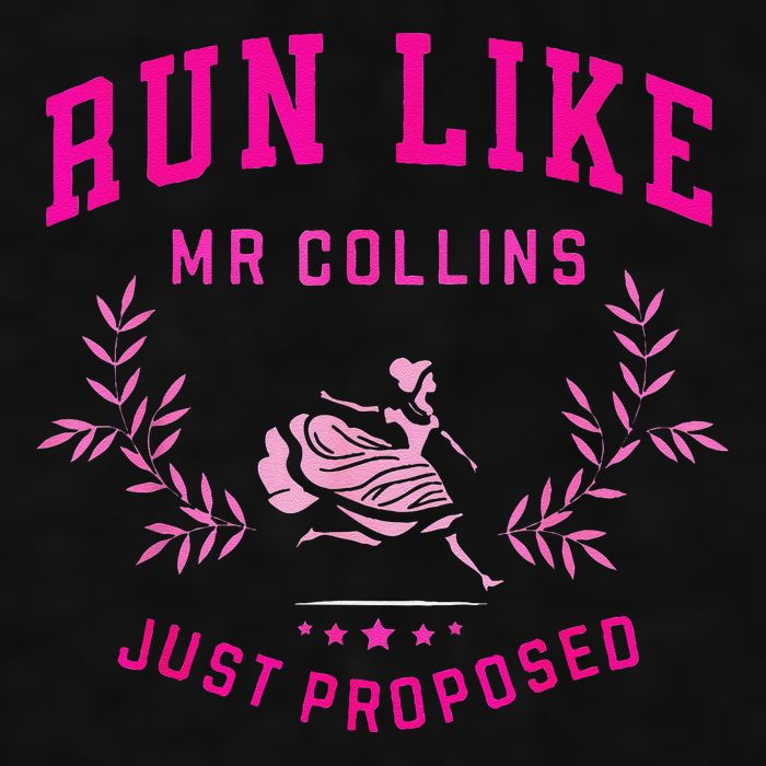 Run Like Mr.Collins Just Proposed Funny Books And Running Ladies PosiCharge Tri-Blend Wicking Tank