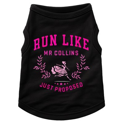 Run Like Mr.Collins Just Proposed Funny Books And Running Doggie Tank
