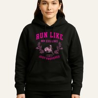 Run Like Mr.Collins Just Proposed Funny Books And Running Hoodie