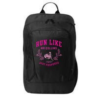 Run Like Mr.Collins Just Proposed Funny Books And Running City Backpack