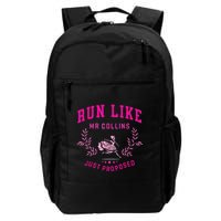 Run Like Mr.Collins Just Proposed Funny Books And Running Backpack