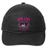 Run Like Mr.Collins Just Proposed Funny Books And Running 7-Panel Snapback Hat