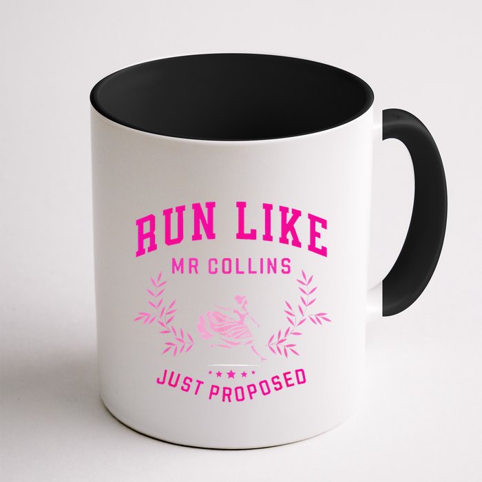 Run Like Mr.Collins Just Proposed Funny Books And Running Mug