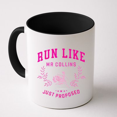 Run Like Mr.Collins Just Proposed Funny Books And Running Mug