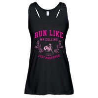 Run Like Mr.Collins Just Proposed Funny Books And Running Ladies Essential Flowy Tank