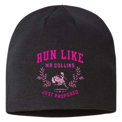 Run Like Mr.Collins Just Proposed Funny Books And Running Sustainable Beanie