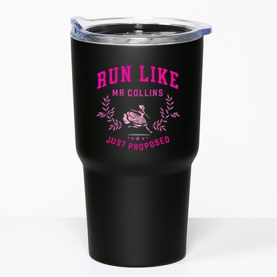 Run Like Mr.Collins Just Proposed Funny Books And Running Tumbler