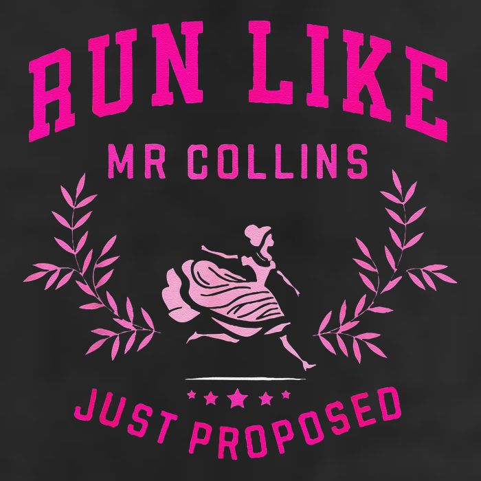 Run Like Mr.Collins Just Proposed Funny Books And Running 25L Jumbo Tote