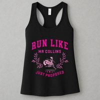 Run Like Mr.Collins Just Proposed Funny Books And Running Womens Tank Top