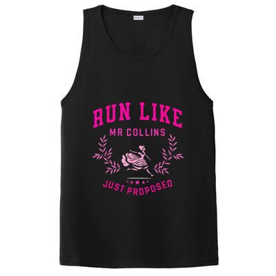 Run Like Mr.Collins Just Proposed Funny Books And Running PosiCharge Competitor Tank