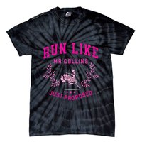 Run Like Mr.Collins Just Proposed Funny Books And Running Tie-Dye T-Shirt