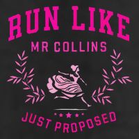 Run Like Mr.Collins Just Proposed Funny Books And Running Trucker Hat