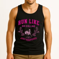Run Like Mr.Collins Just Proposed Funny Books And Running Tank Top