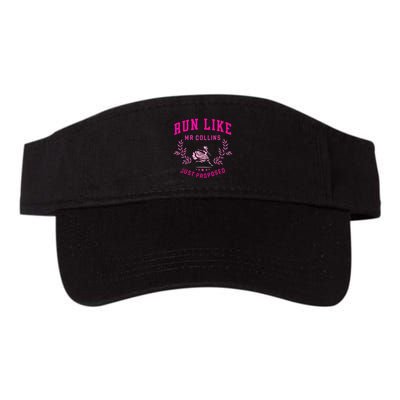 Run Like Mr.Collins Just Proposed Funny Books And Running Visor