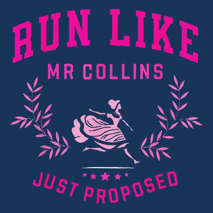 Run Like Mr.Collins Just Proposed Funny Books And Running Infant Baby Jersey Bodysuit
