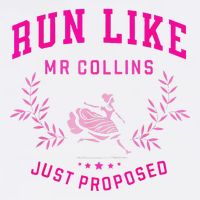 Run Like Mr.Collins Just Proposed Funny Books And Running Garment-Dyed Sweatshirt