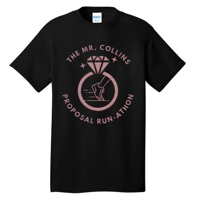 Run Like Mr Collins Just Proposed Funny Books And Running Tall T-Shirt