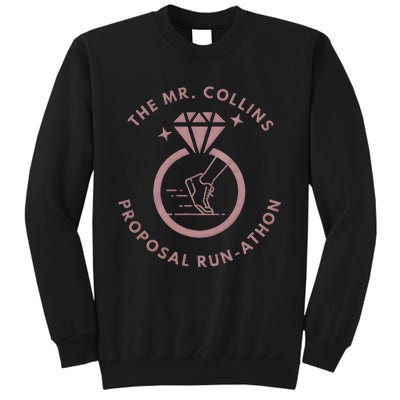 Run Like Mr Collins Just Proposed Funny Books And Running Tall Sweatshirt