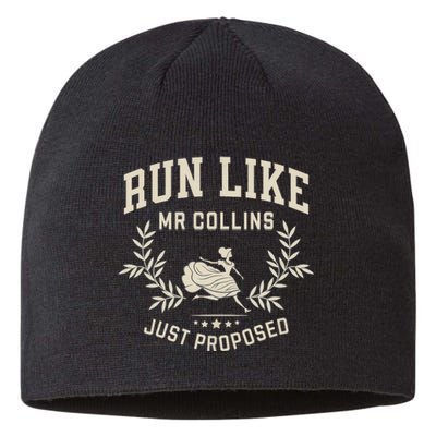 Run Like Mr Collins Just Proposed Funny Books And Running Sustainable Beanie