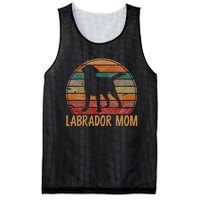 Retro Labrador Mom Dog Mother Pet Golden Black Lab Mama Mesh Reversible Basketball Jersey Tank