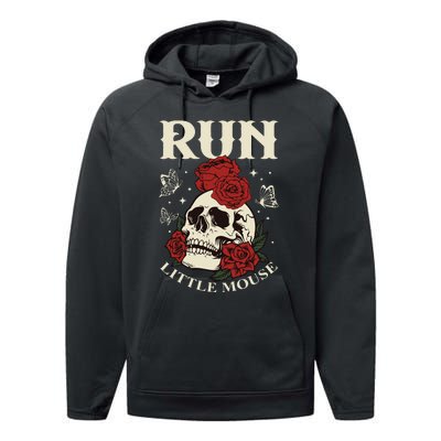 Run Little Mouse Haunting Adeline Performance Fleece Hoodie