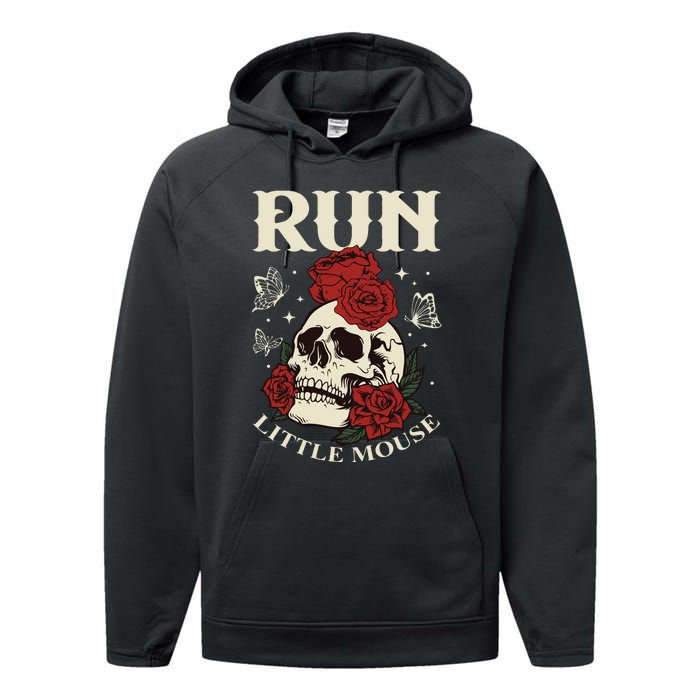 Run Little Mouse Haunting Adeline Performance Fleece Hoodie