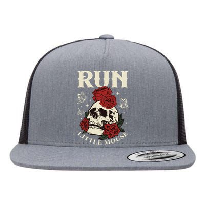 Run Little Mouse Haunting Adeline Flat Bill Trucker Hat