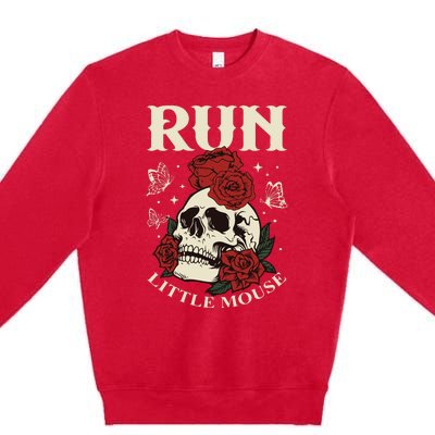 Run Little Mouse Haunting Adeline Premium Crewneck Sweatshirt