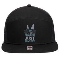 Run Like Mr. Collins Just Proposed Funny Books and Running 7 Panel Mesh Trucker Snapback Hat