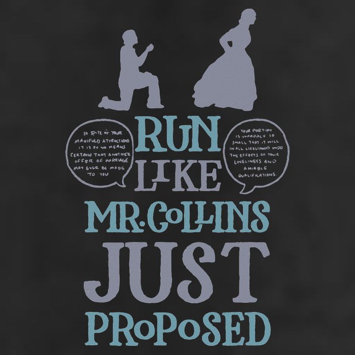 Run Like Mr. Collins Just Proposed Funny Books and Running 7 Panel Mesh Trucker Snapback Hat