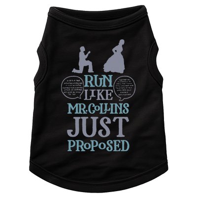Run Like Mr. Collins Just Proposed Funny Books and Running Doggie Tank