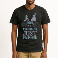 Run Like Mr. Collins Just Proposed Funny Books and Running Tall T-Shirt