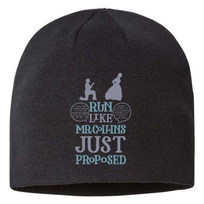 Run Like Mr. Collins Just Proposed Funny Books and Running Sustainable Beanie