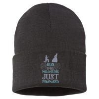 Run Like Mr. Collins Just Proposed Funny Books and Running Sustainable Knit Beanie