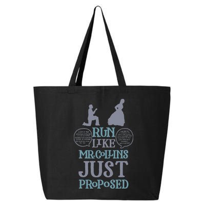 Run Like Mr. Collins Just Proposed Funny Books and Running 25L Jumbo Tote