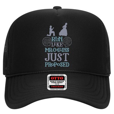 Run Like Mr. Collins Just Proposed Funny Books and Running Trucker Hat