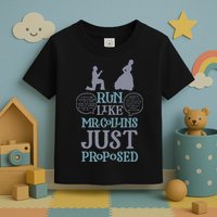 Run Like Mr. Collins Just Proposed Funny Books and Running Toddler T-Shirt