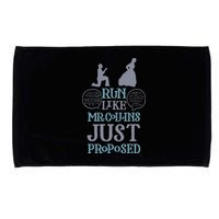 Run Like Mr. Collins Just Proposed Funny Books and Running Microfiber Hand Towel