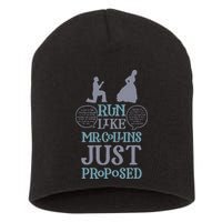 Run Like Mr. Collins Just Proposed Funny Books and Running Short Acrylic Beanie
