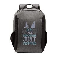 Run Like Mr. Collins Just Proposed Funny Books and Running Vector Backpack