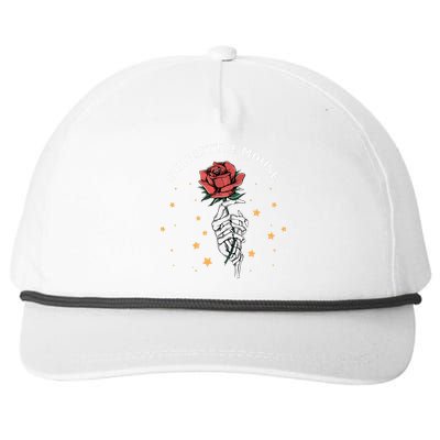 Run Little Mouse Haunting Adeline Snapback Five-Panel Rope Hat