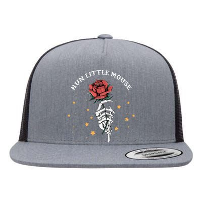 Run Little Mouse Haunting Adeline Flat Bill Trucker Hat