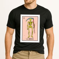 Retro La Muerte Lottery Card The Death Card Mexican Lottery Cooling Performance Crew T-Shirt