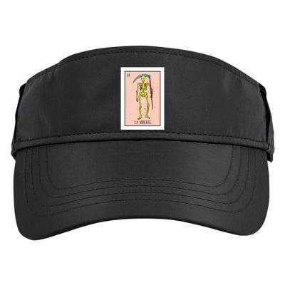 Retro La Muerte Lottery Card The Death Card Mexican Lottery Adult Drive Performance Visor