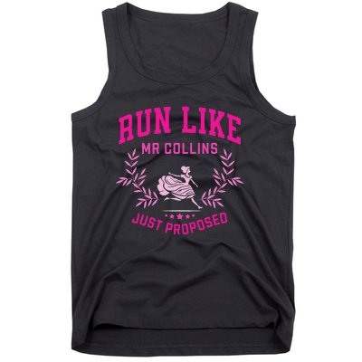 Run Like Mr Collins Proposed Vintage Design Tank Top