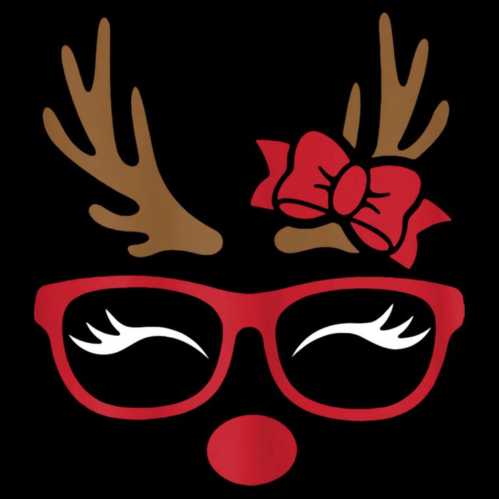 Reindeer Lady Messy Bun Impact Tech Backpack