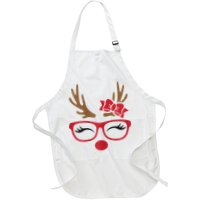 Reindeer Lady Messy Bun Apron