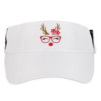 Reindeer Lady Messy Bun Adult Drive Performance Visor